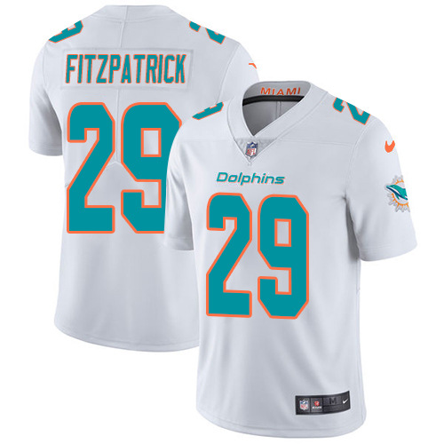 Nike Miami Dolphins 29 Minkah Fitzpatrick White Men Stitched NFL Vapor Untouchable Limited Jersey